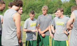 Lietuvos krepšinio rinktinė susirinko į Palangą