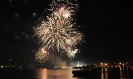 Jūros šventės fejerverkas