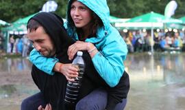 Dangus liūtimis laimino Karklės festivalį