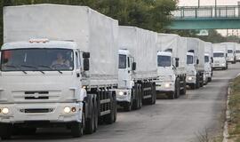 Kijevas įvardijo sąlygas Rusijos pagalbos vilkstinei priimti