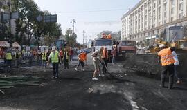 Kijeve pašalintos paskutinės protestuotojų barikados