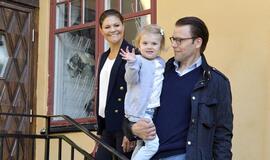 Mažoji Švedijos sosto įpėdinė pradėjo lankyti darželį