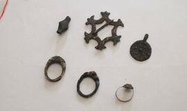 Radiniai Klaipėdos piliavietėje