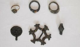 Radiniai Klaipėdos piliavietėje