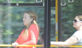 Specialistė: sveikata viešojo transporto keleiviai turi pasirūpinti patys