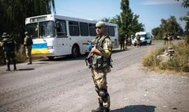 Ukraina: separatistų surengtoje pasaloje žuvo 12 "Dešiniojo sektoriaus" kovotojų