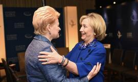 Dalia Grybauskaitė Niujorke susitiko su Hillary Clinton