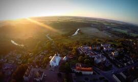 Nufilmavo Gargždus iš paukščio skrydžio