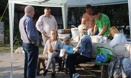 Šventojiškių sueiga aikštėje prie Šventosios kultūros centro