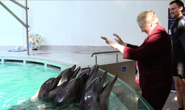 Išpildyta svajonė pamatyti gyvus delfinus praskaidrino kaunietės gyvenimą