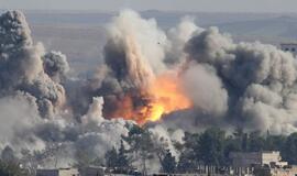 Per koalicinių pajėgų antskrydžius Sirijoje žuvo dešimt civilių