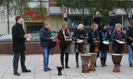 Profesinę šventę paminėjo būgnų ritmu