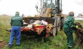 Benamių bakūžėms Pievų gatvėje - galas