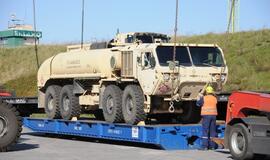 JAV karinė technika Klaipėdoje