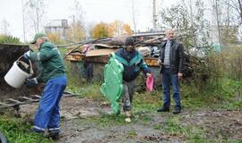 Benamių bakūžėms Pievų gatvėje - galas