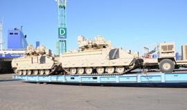 JAV karinė technika Klaipėdoje