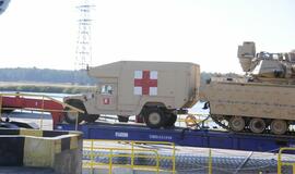 JAV karinė technika Klaipėdoje