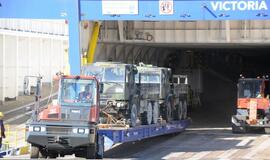 JAV karinė technika Klaipėdoje