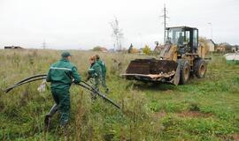 Benamių bakūžėms Pievų gatvėje - galas