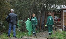 Benamių bakūžėms Pievų gatvėje - galas