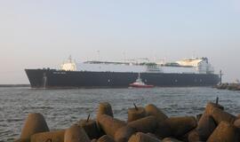 Bandomasis SGD dujų krovinys - jau Klaipėdoje