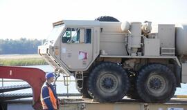 JAV karinė technika Klaipėdoje