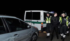 Neblaivus vairuotojas bėgo nuo policijos