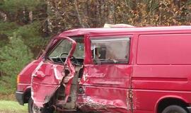 Per avariją vairuotojas neteko dantų