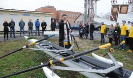 Klaipėdos irklavimo basėje - krikštynos