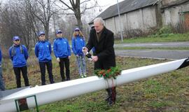 Klaipėdos irklavimo basėje - krikštynos