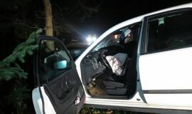 Girtas vairuotojas sudaužė automobilį ir kiaušinius