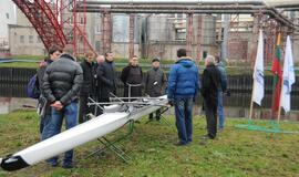 Klaipėdos irklavimo basėje - krikštynos