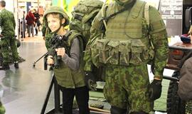 Karinės technikos pristatymas "Akropolyje"