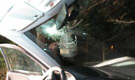 Girtas vairuotojas sudaužė automobilį ir kiaušinius