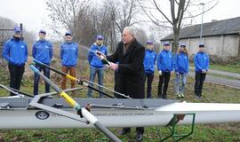 Klaipėdos irklavimo basėje - krikštynos