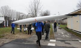 Klaipėdos irklavimo basėje - krikštynos