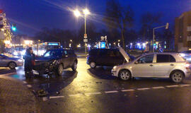 Miesto centre susidūrė du automobiliai