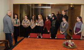 Klaipėdos rotušėje įsižiebė Betliejaus taikos ugnis