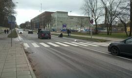 Kauno gatvėje partrenktas žmogus