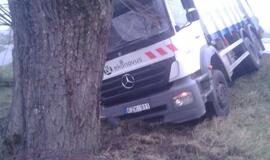 Plikledis: „Opel“ sudaužė stotelės paviljoną