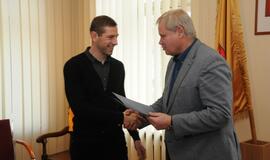 Meras pasveikino "Atlantą"