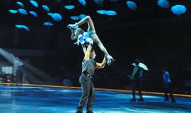 "Liepsnojantis ledas" Klaipėdoje