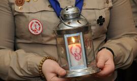 Klaipėdos rotušėje įsižiebė Betliejaus taikos ugnis