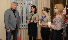 Klaipėdos rotušėje įsižiebė Betliejaus taikos ugnis