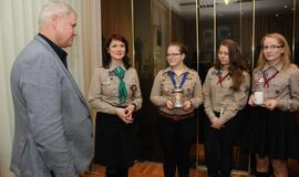 Klaipėdos rotušėje įsižiebė Betliejaus taikos ugnis