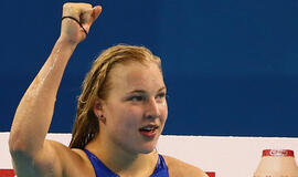 Rūta Meilutytė pasaulio čempionate iškopė į 100 m plaukimo krūtine pusfinalį