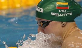 Rūtai Meilutytei - pasaulio čempionato sidabras