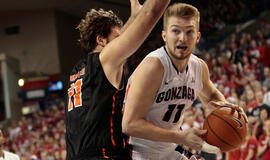 Krepšininkas Domantas Sabonis NCAA čempionate pelnė 10 taškų