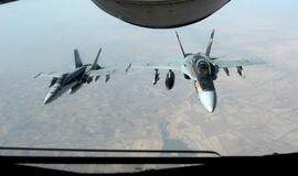 Pentagonas pripažino, kad per oro antskrydžius prieš IS pozicijas galėjo žūti ir civilių