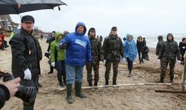 Lietus neatbaidė paplūdimius tvarkiusių savanorių